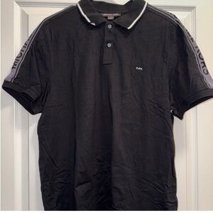Michael Kors Black Polo with White Accents